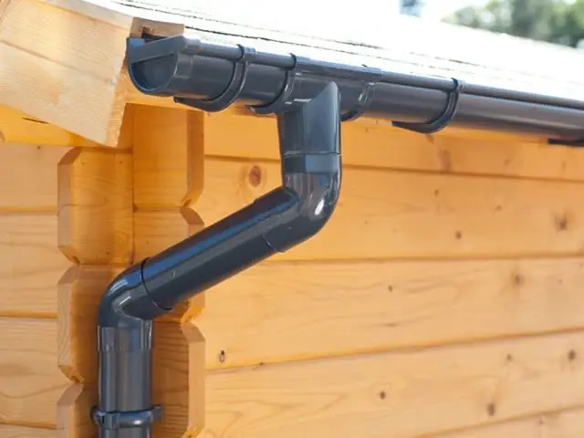 PVC Dakgoot Lessenaarsdak GD16 Verlengset Antraciet - Lengte 175 cm Veilige Betaling