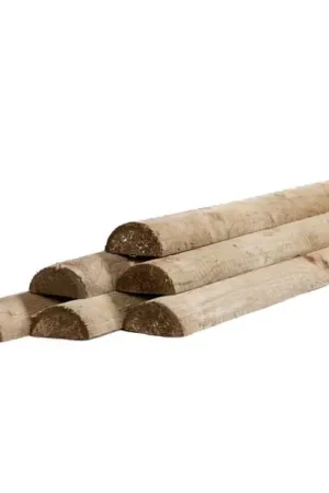 Vuren Halfronde Regel 3.5 x 7 cm (35 x 70 mm) - Lengte 250 cm Veilige Betaling
