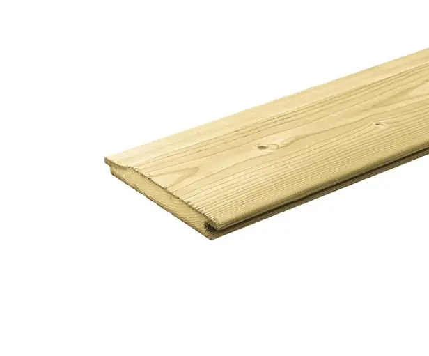 Korting Vuren Enkel Rabat Plank 1.9 x 14.5 cm (19 x 145 mm) Geïmpregneerd - Lengte 540 cm