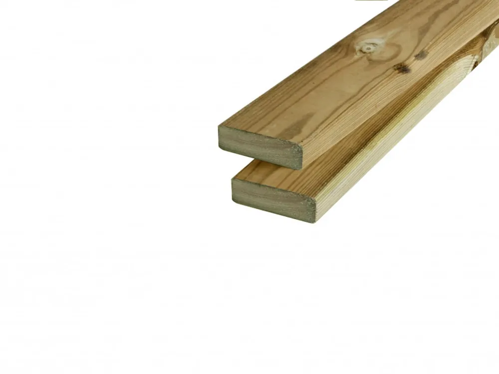 Grenen Regel 1.9 x 7 cm (19 x 70 mm) Geschaafd Geïmpregneerd - Lengte 180 cm Nieuw