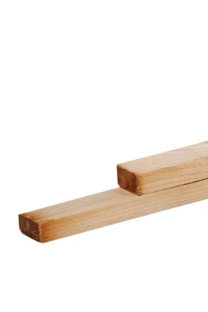 Vuren Panlat 2.4 x 4.8 cm (24 x 48 mm) Geïmpregneerd - Lengte 250 cm Populair