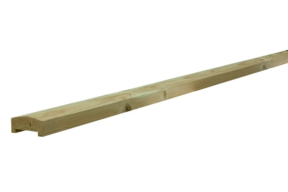 Alleen Vandaag Douglas Afdeklat Piramide 4.2 x 8.5 cm (42 x 85 mm) Groen Geïmpregneerd - Lengte 180 cm