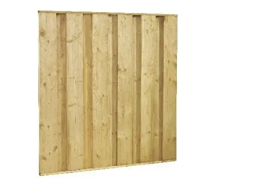 Koop Online Vuren Lichtgewicht-dichtplankscherm 180 x 180 cm