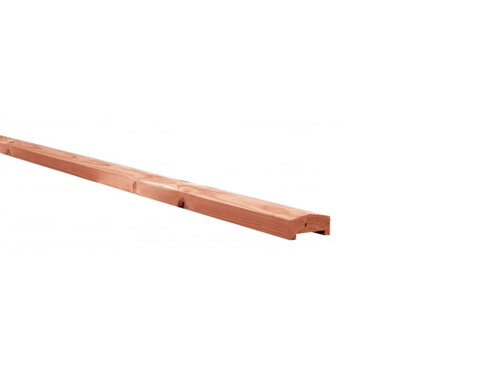 Exclusieve Aanbieding Redwood Afdekkap met sponning 3.5 x 8.5 cm (35 x 85 mm) Geschaafd - Lengte 180 cm