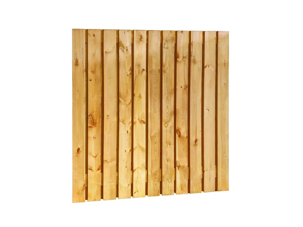 Grenen Schutting Geschaafd Groen Geïmpregneerd 180 x 180 cm Voordeelprijs