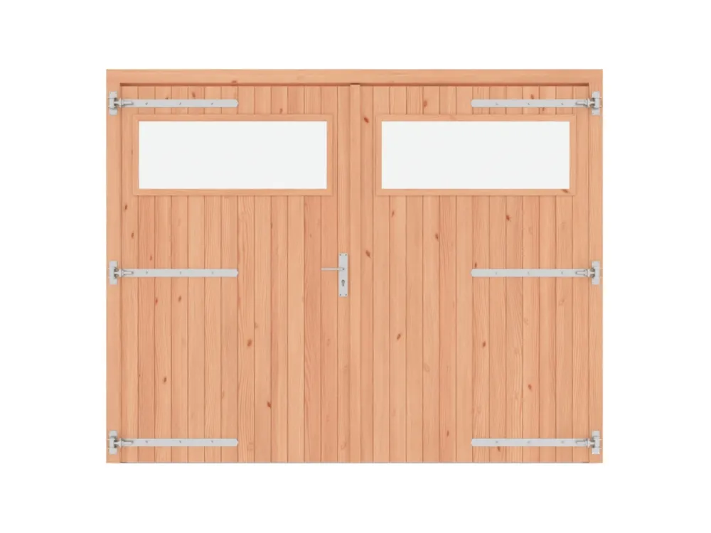 Douglas Dubbele Brede Deur Dicht Met Raam 254 x 217 cm Express Levering