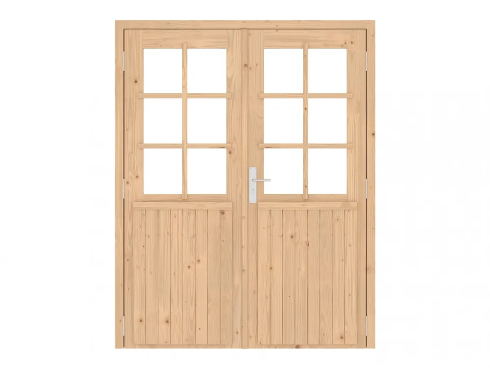 Dubbele Deur 6-ruits Vuren 170 x 202 cm Shop Nu
