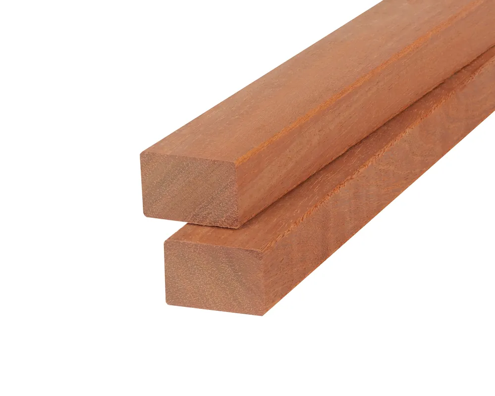 Hardhout Azobe Regel 4.5 x 7.0 cm (45 x 70 mm) Geschaafd - Lengte 450 cm Koop Online