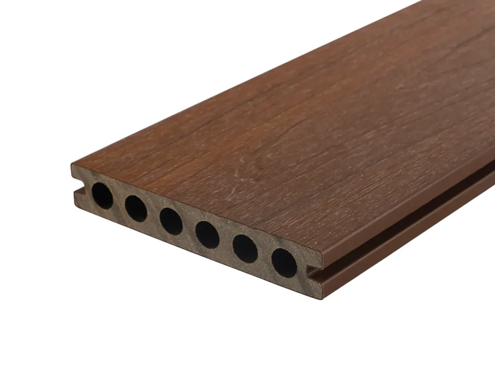 Exclusieve Aanbieding Composiet Vlonderplank Multibrown Wild 2.3 x 13.8 cm - Lengte 400 cm
