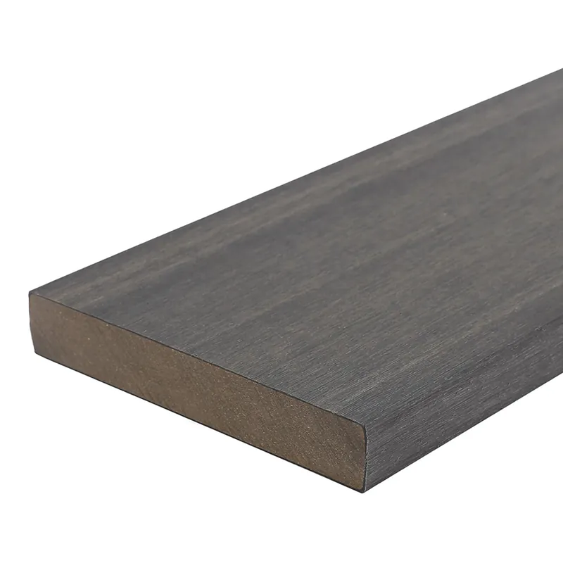 Fabrieksprijs Composiet Kantplank Donkergrijs 2.3 x 13.8 x 300 cm