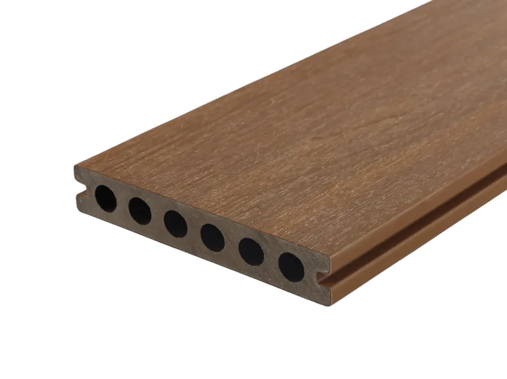 Composiet Vlonderplank Teak 2.3 x 13.8 cm - Lengte 400 cm Exclusieve Aanbieding