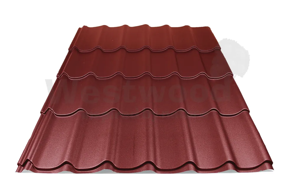 ArcelorMittal Dakpanplaat Luna Mat Rood - Lengte 330 cm Uitverkoop