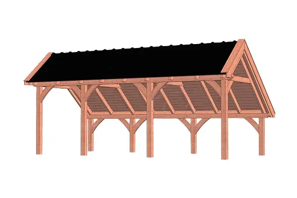 Seizoensaanbieding Trendhout Douglas Kapschuur De Hoeve XL 710 x 380 cm