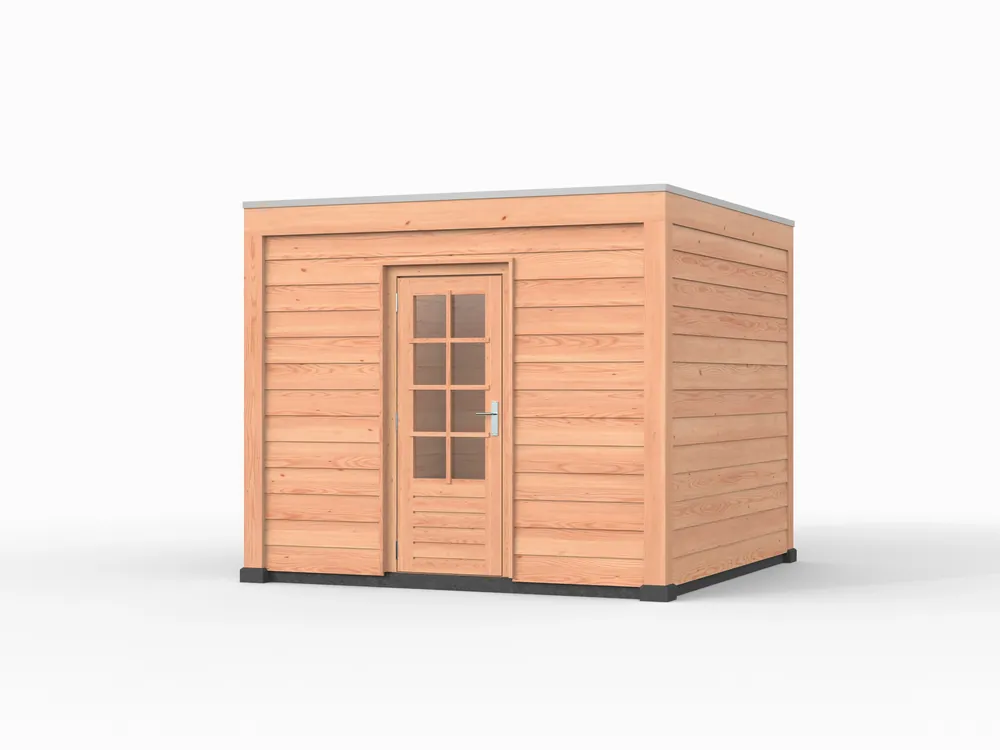 Douglas overkapping, 300 x 300, met schuur, Westwood Elegant Bestseller