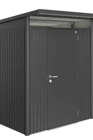 Biohort Berging Avantgarde met enkele deur donkergrijs, 180 x 260 x 218 cm, A2 Koop Online