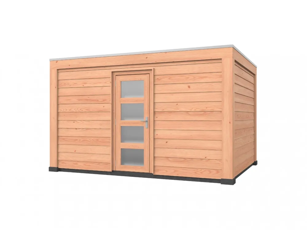 Hoge Kwaliteit Douglas overkapping, 400 x 300, met schuur, Westwood Robuust