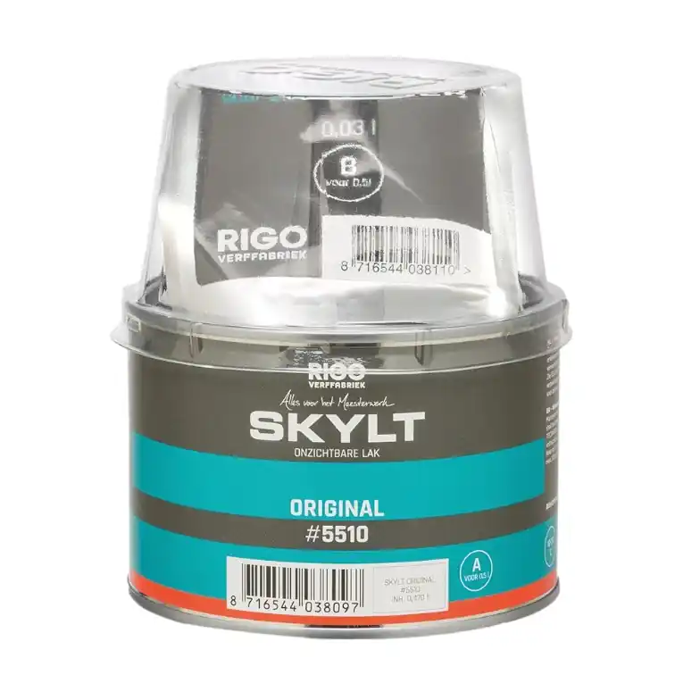 Nieuw Skylt original transparante lak