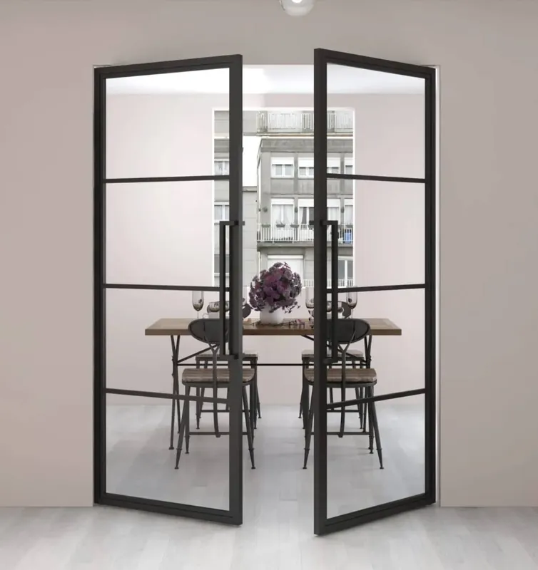 Dubbele Stalen taatsdeur 4 vaks Exclusieve Aanbieding