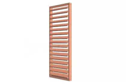 Superprijs Louvre horizontaal draaibaar 844x2200mm module A 52.0990