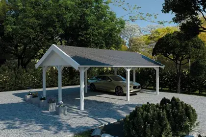 Lugarde configuratie carport CP6 Beperkte Voorraad