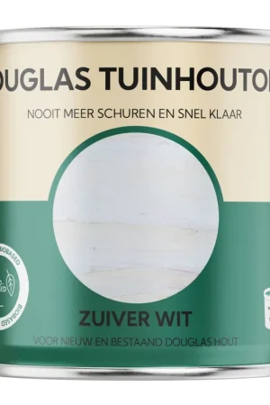 Gecertificeerd Hardhout Tuinhoutolie puur wit