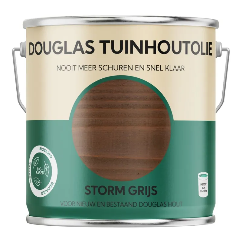 Tuinhoutolie donker zwart Aanbieding