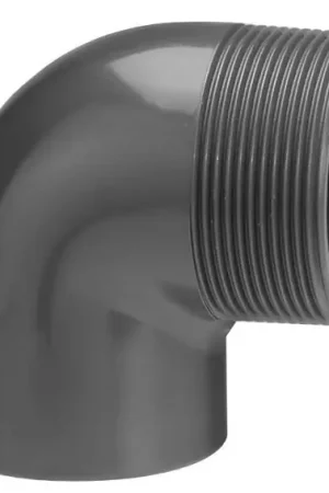 PVC knie Ø 32 x 3/4‘‘ 90 graden met buitendraad PN10 Voordeelprijs