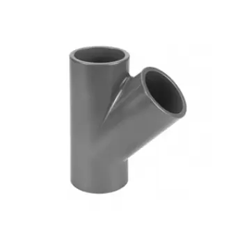 Rechtstreeks Van De Fabrikant VDL PVC T-stuk 45 graden 110 mm PN10