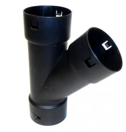 Drainage T-stuk Ø 50 mm 45 graden Premium