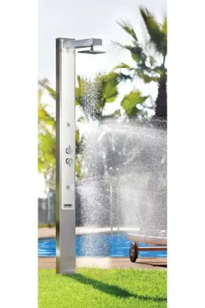 Meest Verkocht Iguazu buitendouche mat RVS-316 - warm/koud water