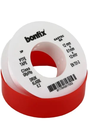 Uitverkoop Griffon teflon tape, rol 12 meter PVC specialist