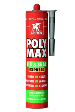 Griffon Poly Max Fix & Seal Express montagekit, grijs, 425 gram Goedkoop