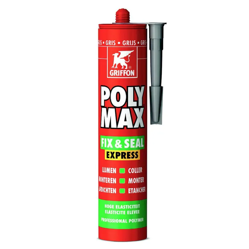 Griffon Poly Max Fix & Seal Express montagekit, grijs, 425 gram Goedkoop