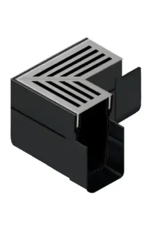 ACO slimline hoekstuk RVS 15,9 x 6 x 10 cm Alleen Vandaag
