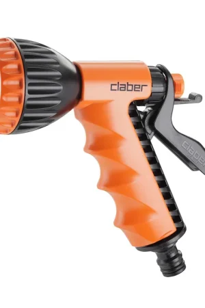 Claber sproeipistool 9561 Luxe tuinsproeier bekleed met rubber Nieuw