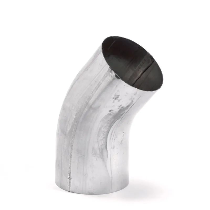 Uitverkoop Zinken bocht 40 graden 80 mm (mof/spie)