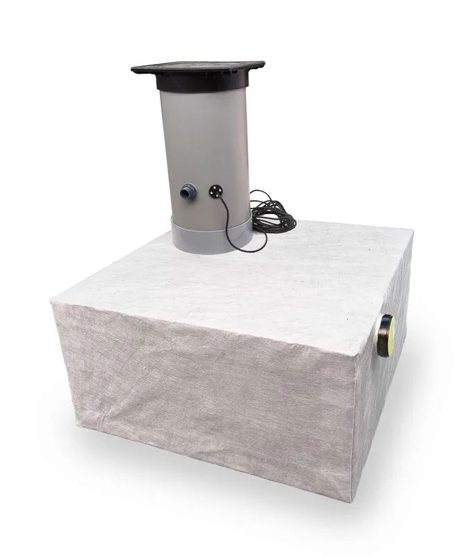 Meest Verkocht Drainage pompput 800 liter - installatiediepte op maat 90 - 120 cm RI.700.148