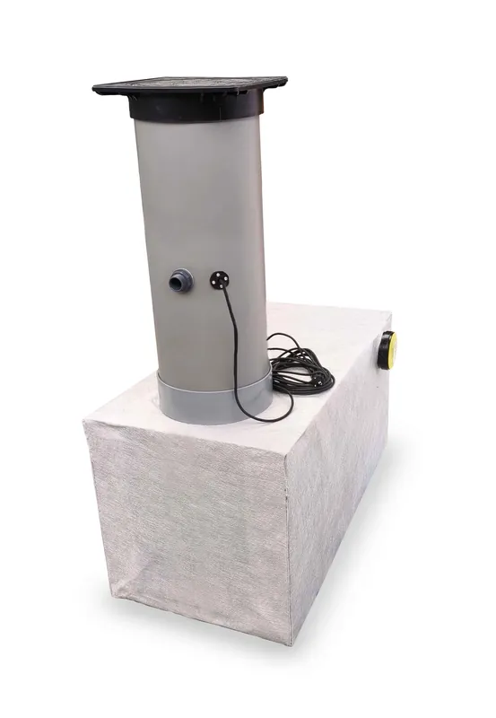 Must-Have Drainage pompput 400 liter - installatiediepte op maat 130 - 160 cm RI.700.146