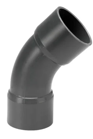 Beperkt Aanbod VDL PVC bocht 45 graden 63 mm PN10 - (handgevormd)