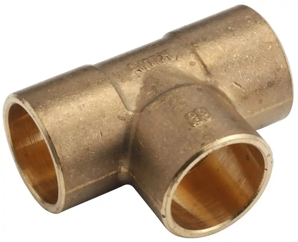 T-Stuk MESSING 15*15*15 Finale Uitverkoop