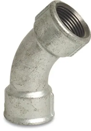 Tijdelijk Beschikbaar Bocht VZ41 45 GRADEN Bi/Bi 1/1