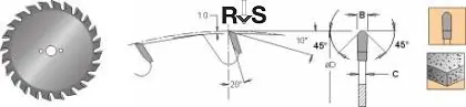 Laatste Kans Cirkelzaagblad SP 350 28T 30