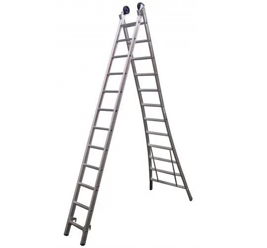 Ladder dubbel 7.50 Meter 2*16 Direct Beschikbaar