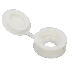 Afdekkappen 100 stuks 5 mm WIT Koopje