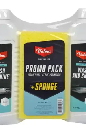 Wash&Shine + Spons 500ml Laatste Kans