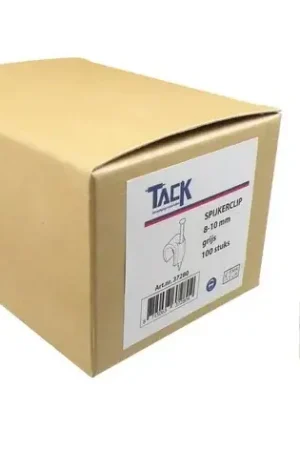 Rechtstreeks Van De Fabrikant Spijkerclips (100) GRIJS 8-10MM