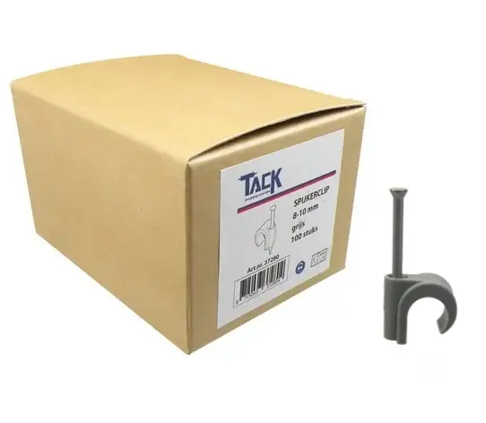Rechtstreeks Van De Fabrikant Spijkerclips (100) GRIJS 8-10MM
