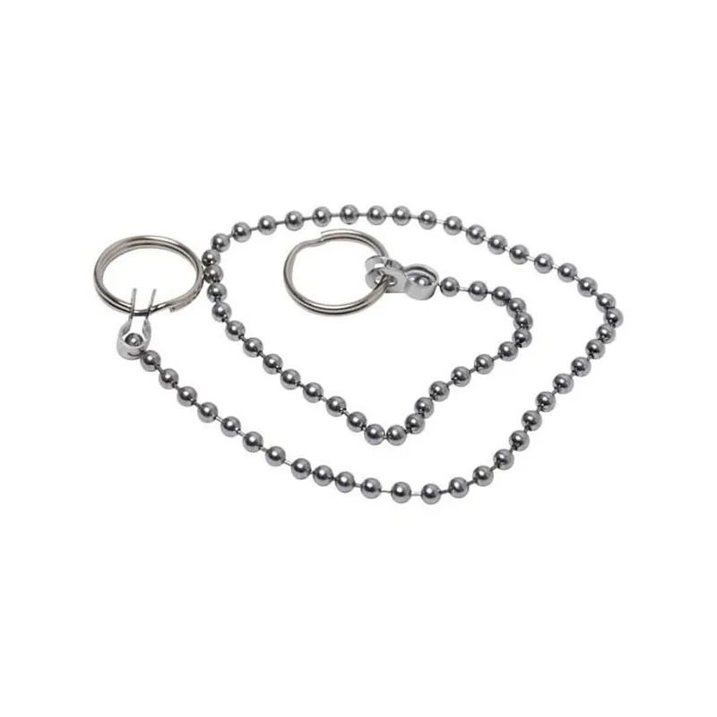 Wastafelketting CHROOM 30 cm Populair