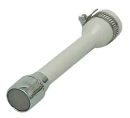 Weekendaanbieding Kraanslang met klem WIT