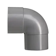 Laatste Versie Bocht PVC GRIJS 87 GRADEN 100